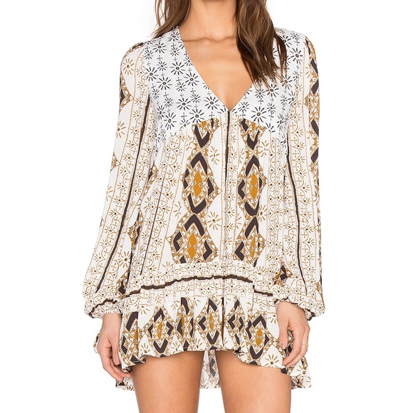 Free People Tops - Free People | Voile by the Bay Boho Patterned Top